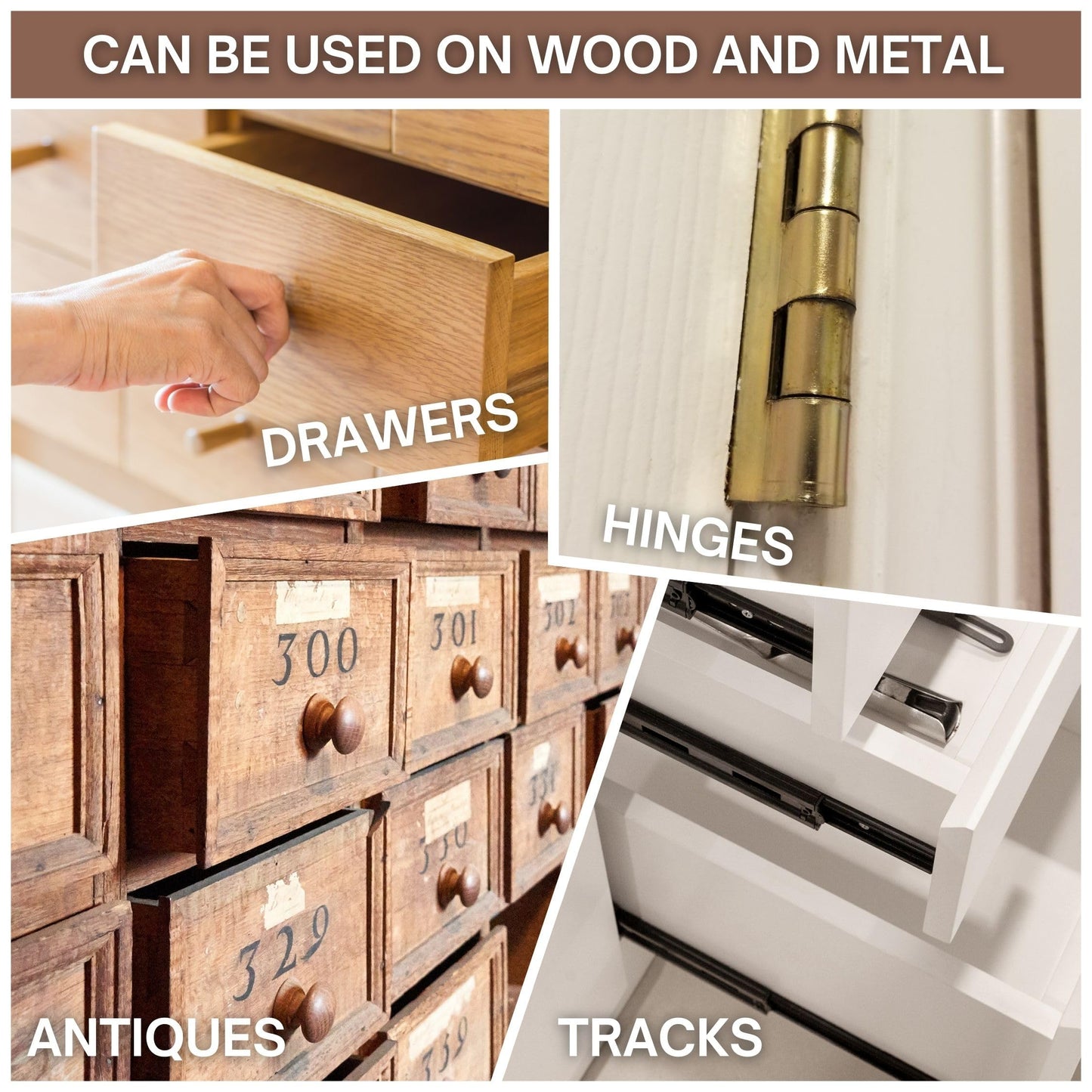 Miss Abi’s Drawer Lubricant - Wax for Draws, Wooden Draw Slide Lubricant, Stiff Drawer Runner, Wood Draw Wax