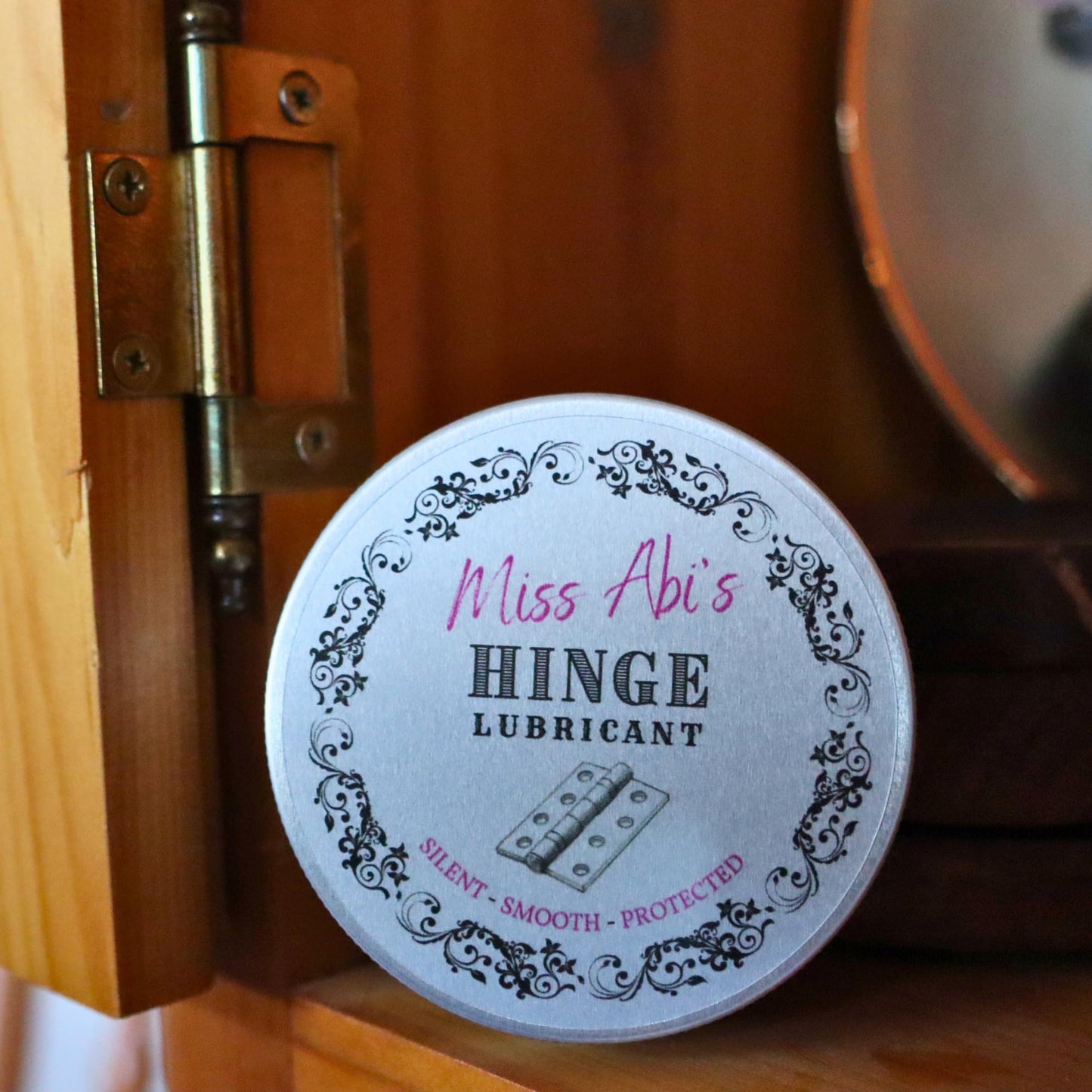Miss Abi’s Hinge Lubricant - Door Hinge Lubricant for Squeaky Door Hinges, Window Hinges, and all squeaky hinges