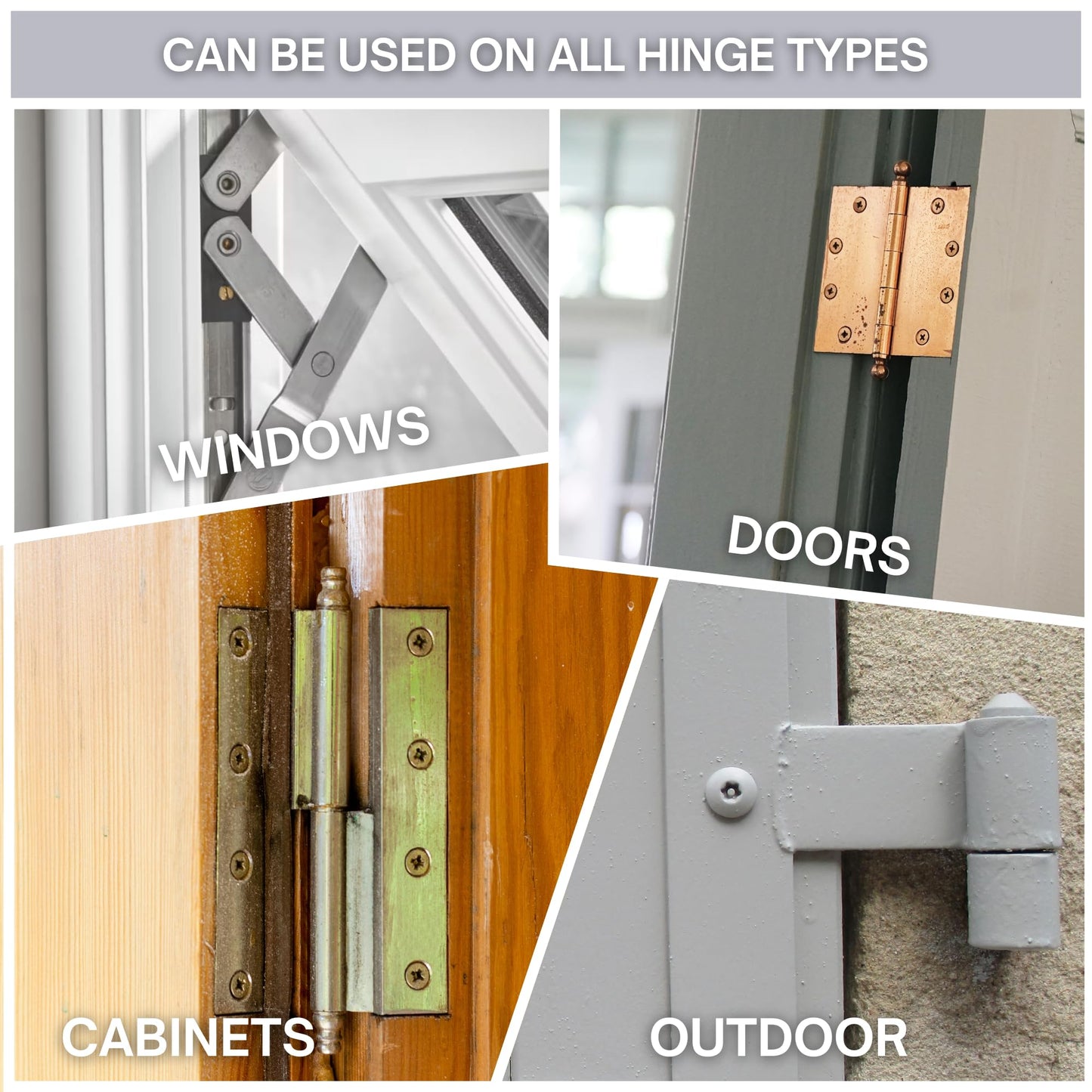 Miss Abi’s Hinge Lubricant - Door Hinge Lubricant for Squeaky Door Hinges, Window Hinges, and all squeaky hinges