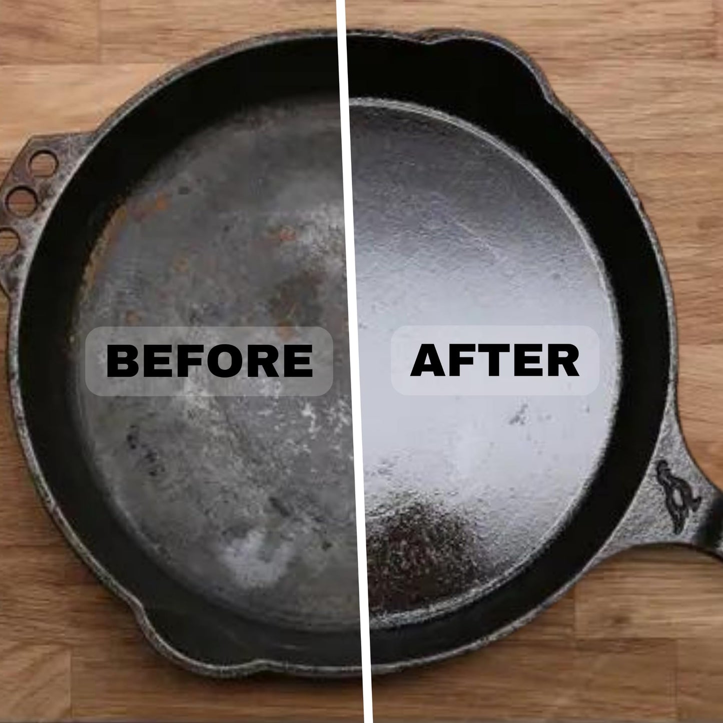 Miss Abi's Cast Iron Conditioner: 100% Natural | Seasoning & Protection for Cast Iron & Carbon Steel | Cast Iron Restorer