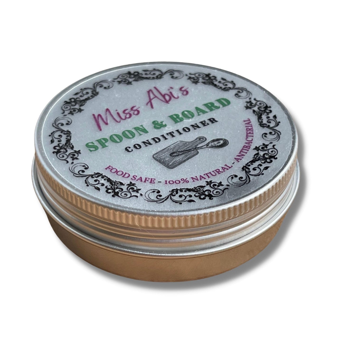 Miss Abi's Chopping Board Wax | Cutting Board Wax | Food Safe Wood Butter | Beeswax Wood Balm, Light Yellow