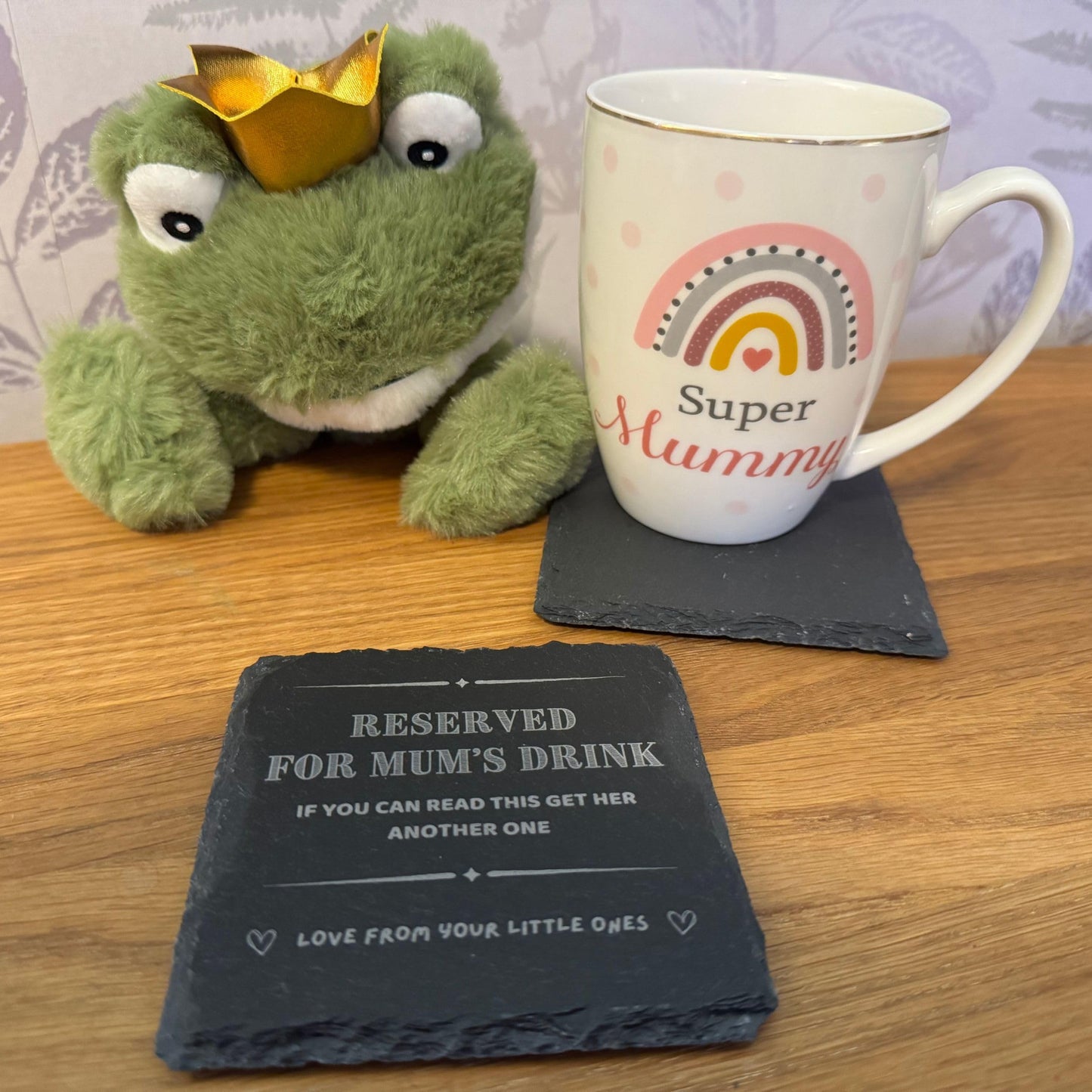 Mum Coaster - Reserved For Mum’s Drink, If You Can Read This Get Her Another One - Perfect Mum Coaster Gift, Coaster for Mum