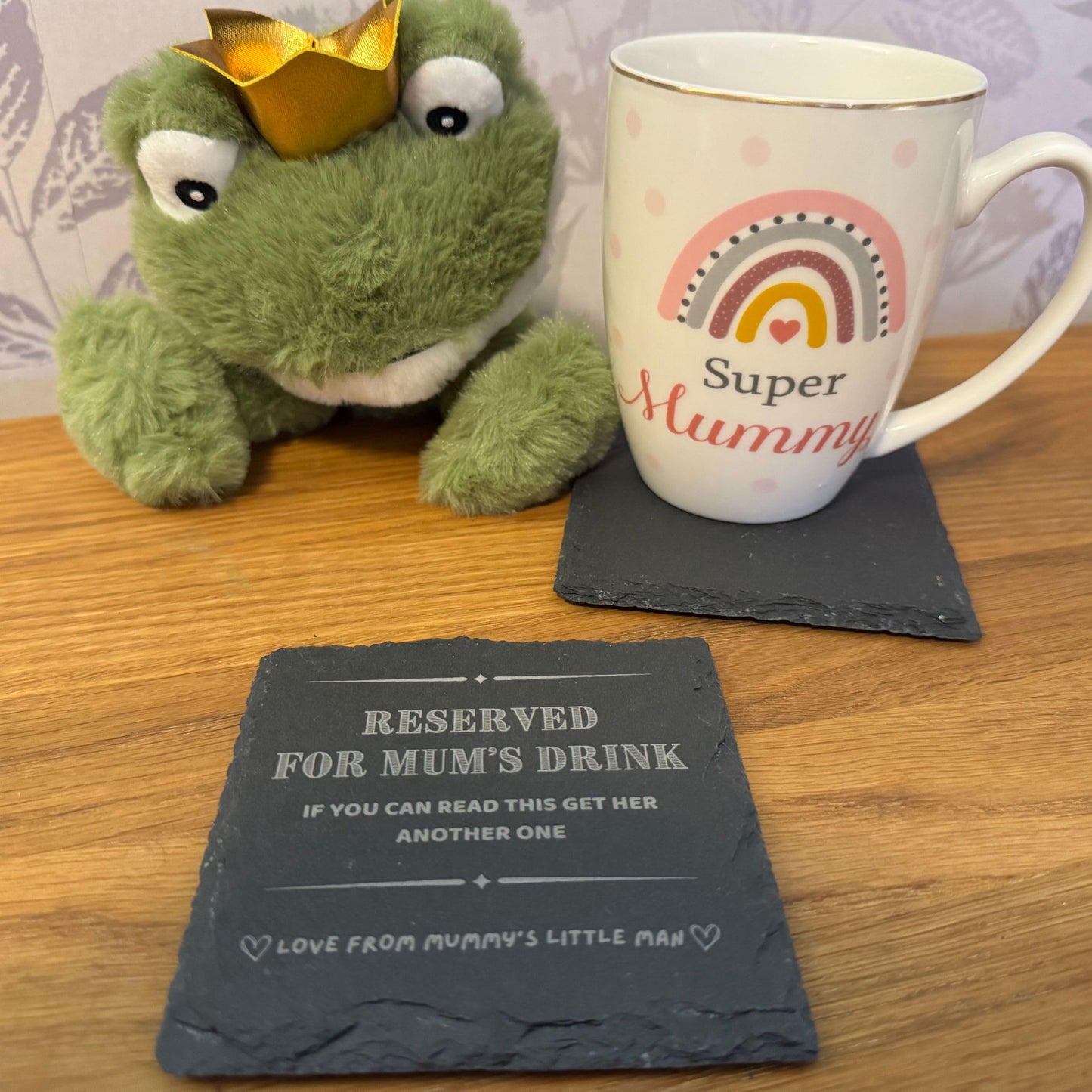Mum Coaster - Reserved For Mum’s Drink, If You Can Read This Get Her Another One - Perfect Mum Coaster Gift, Coaster for Mum