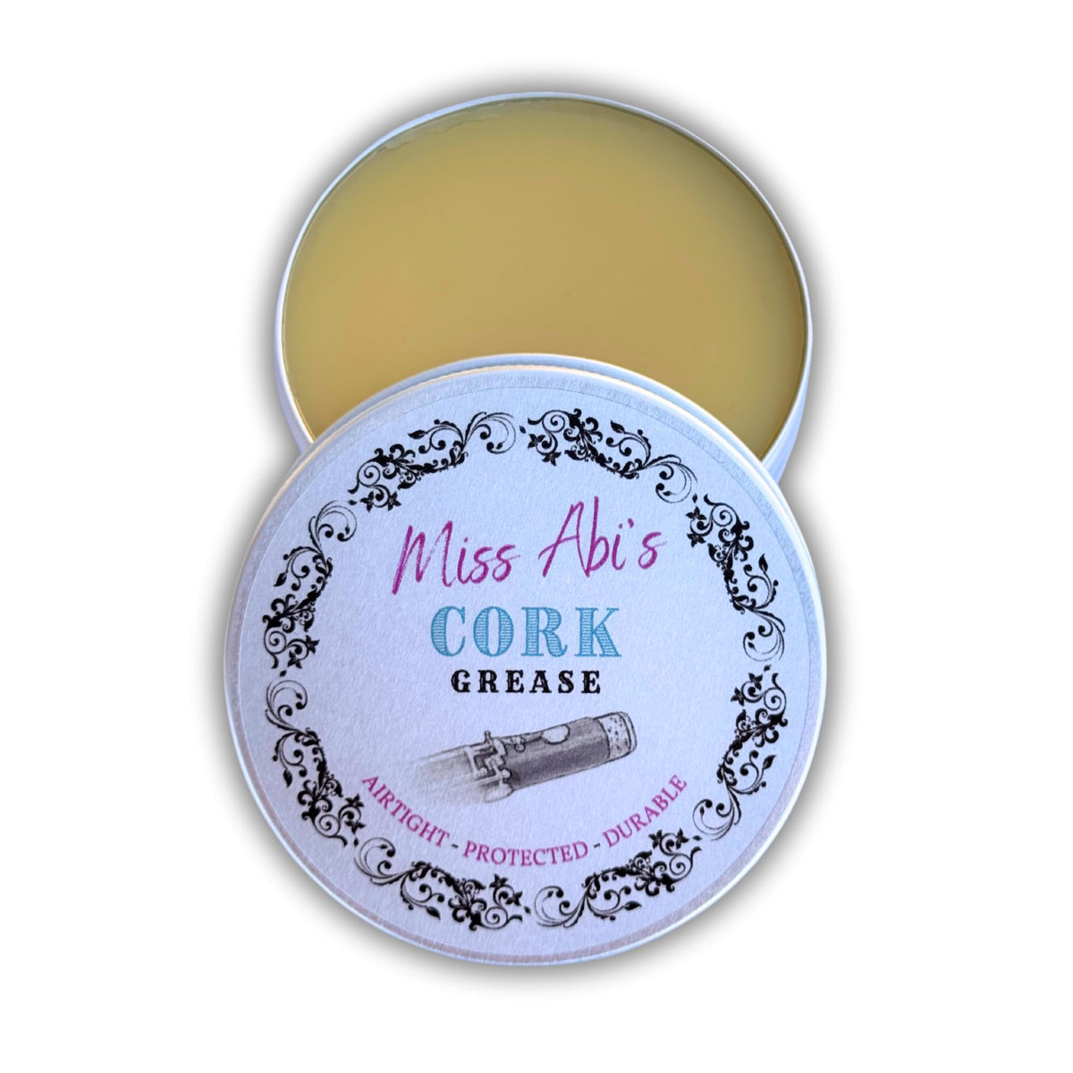 Miss Abi's Traditional Beeswax Cork Grease For Woodwind Instruments - Instrument Wax For Saxophone, Clarinet, Flute, Oboe, Bassoon And More