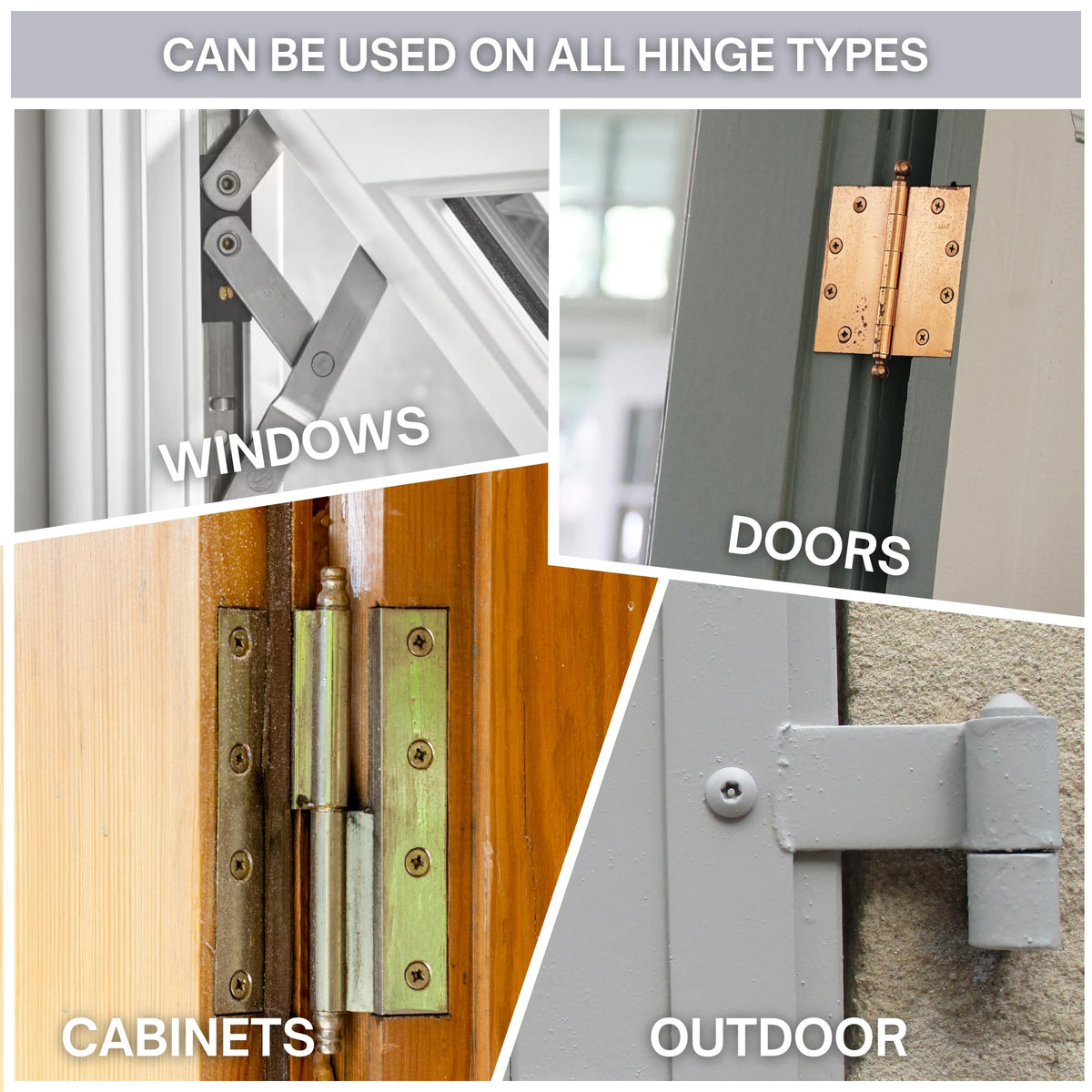 Miss Abi’s Hinge Lubricant - Door Hinge Lubricant for Squeaky Door Hinges, Window Hinges, and All Squeaky Hinges