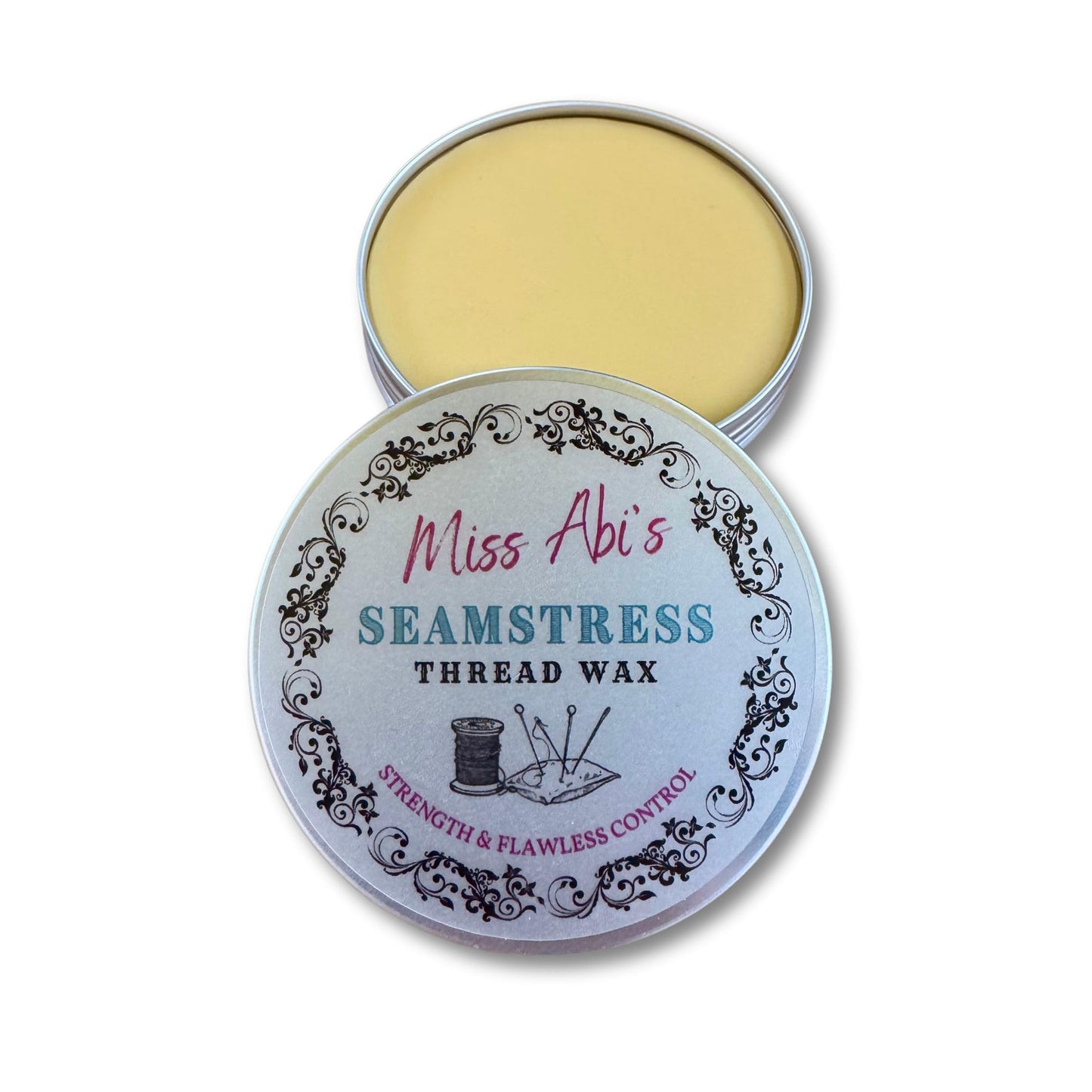 Miss Abi’s Beeswax Thread Conditioner - Thread Wax, Beeswax for Sewing, Waxed Thread for Cross Stitch & Sewing, Beeswax Thread Wax