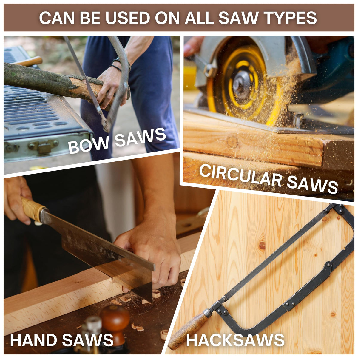 Miss Abi's blade lubricant; Wood saw lubricant, Saw wax, Paste wax for table saw.