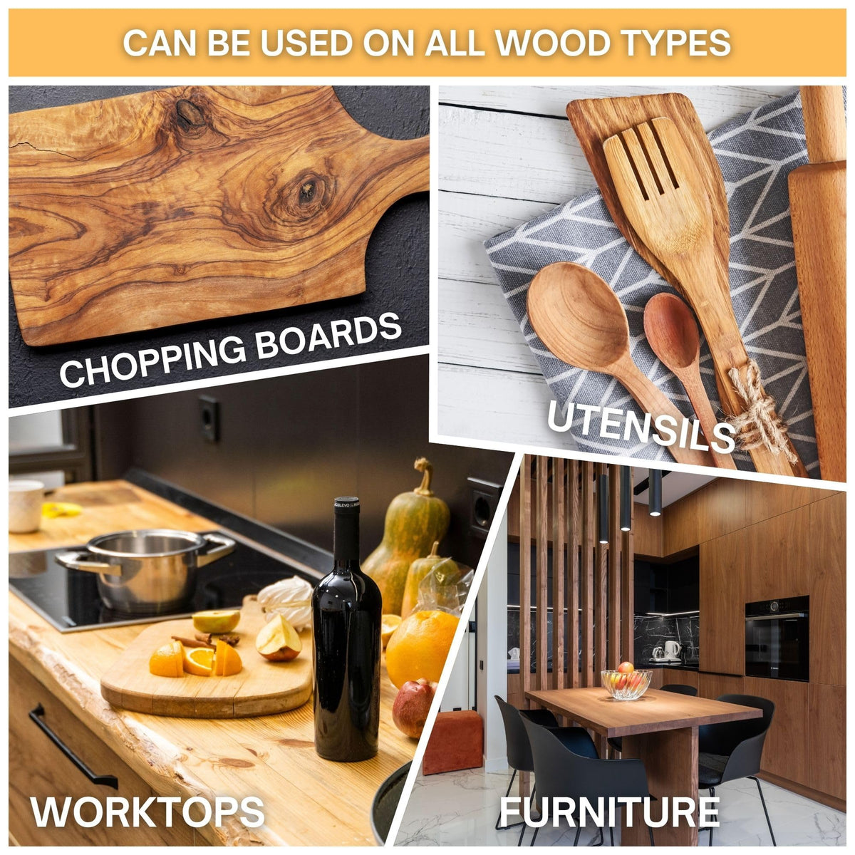 Miss Abi's Spoon & Board Conditioner - Chopping board wax, Chopping Board Oil, Food Safe Wood Oil, Cutting Board Oil, food grade mineral oil, mineral oil for chopping boards